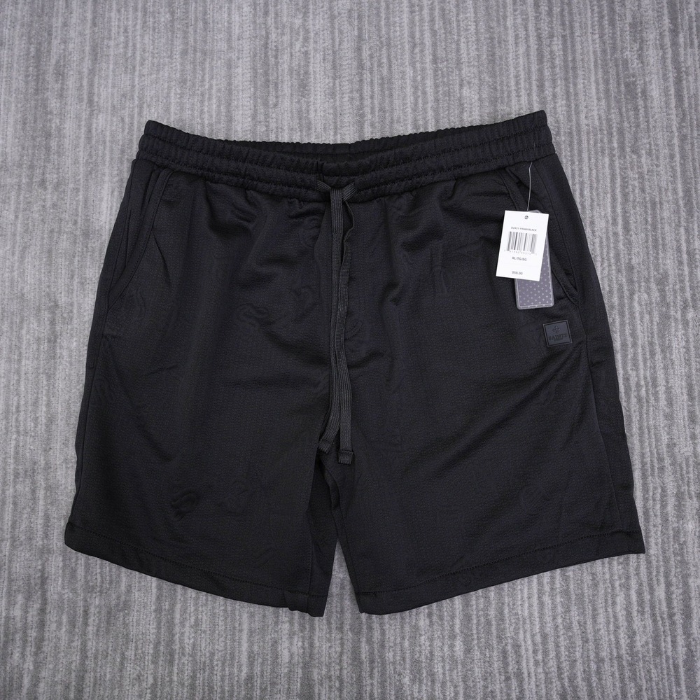 Saints Studio Mens Black Athletic Shorts XL Drawstring D2431-Y5069 NWT